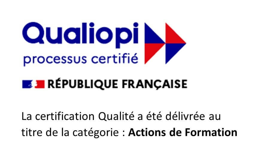 Santé2D Logo-Qualiopi-Actions-de-Formation La formation  